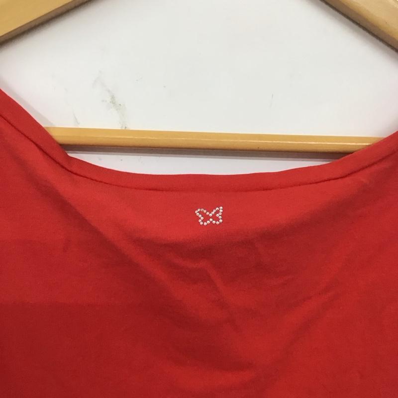 マックスマーラ Max Mara Tシャツ 半袖 XL 無地 赤 / レッド / レディース USED 古着 中古 10139336
