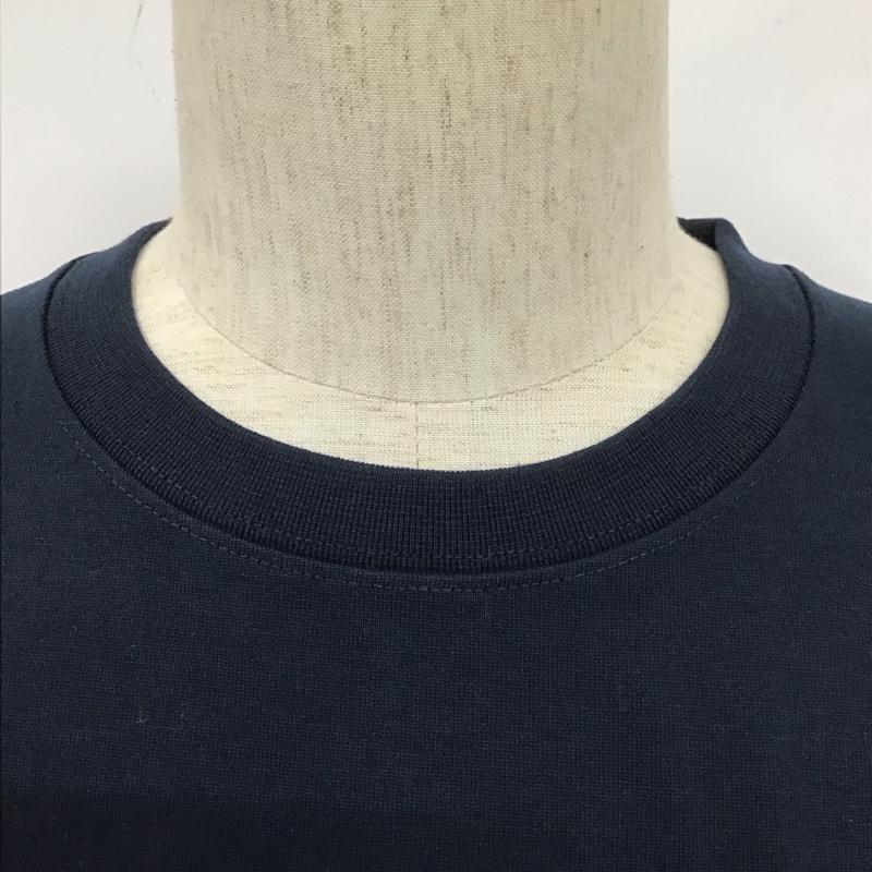 コロンビア Columbia Tシャツ 半袖 半袖カットソー 刺繍Tシャツ クルーネックカットソー XL ロゴ、文字 紺 / ネイビー / メンズ USED 古着 中古 10107246