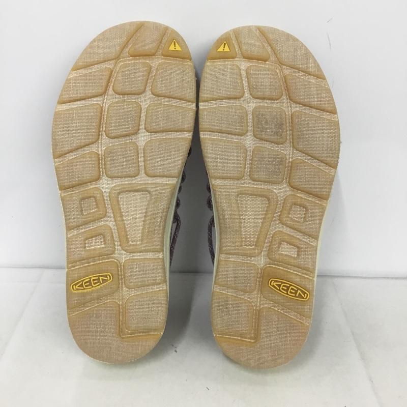 キーン KEEN サンダル サンダル 1028687 UNEEK 2 HARVEST アウトドアシューズ 25cm 25.0cm ロゴ、文字 紫 / パープル / レディース USED 古着 中古 10138480