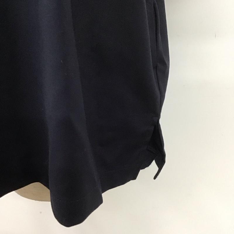 キャスパージョン CASPER JOHN カットソー 半袖 半袖カットソー ネックジップアップカットソー サイドラインカットソー 無地 紺 / ネイビー / メンズ USED 古着 中古 10106732