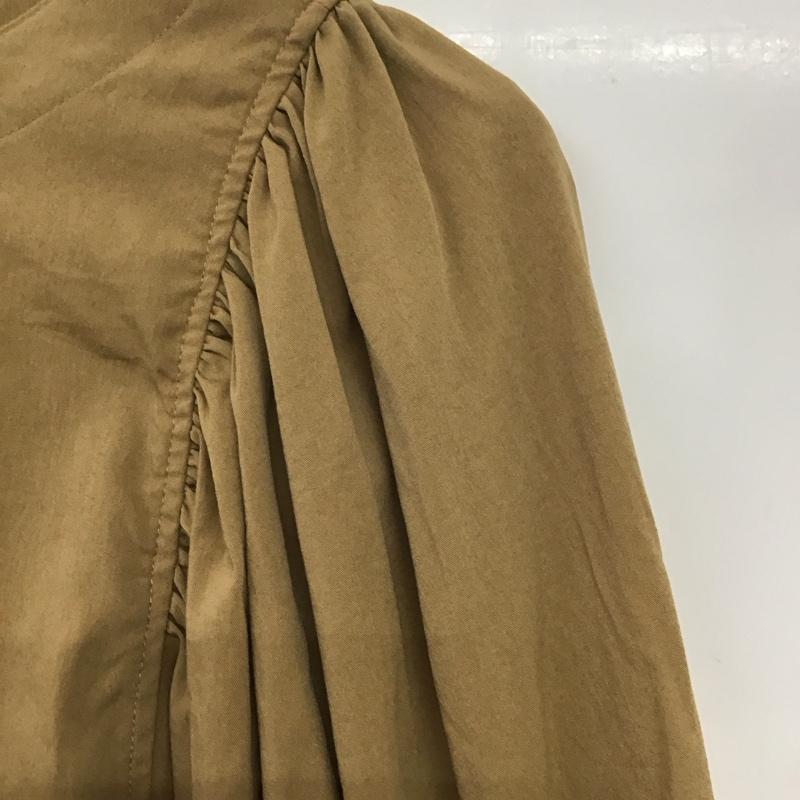 アメリカンホリック AMERICAN HOLIC カットソー 長袖 長袖カットソー シャツカットソー クルーネックシャツ パフスリーブ M 無地 ベージュ / ベージュ / レディース USED 古着 中古 10133029