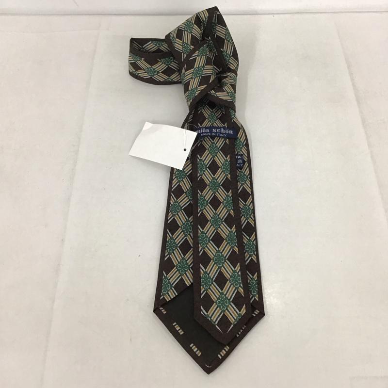 ミラ・ショーン mila schon ネクタイ ネクタイ シルク 総柄 マルチカラー / マルチカラー / メンズ USED 古着 中古 10135324