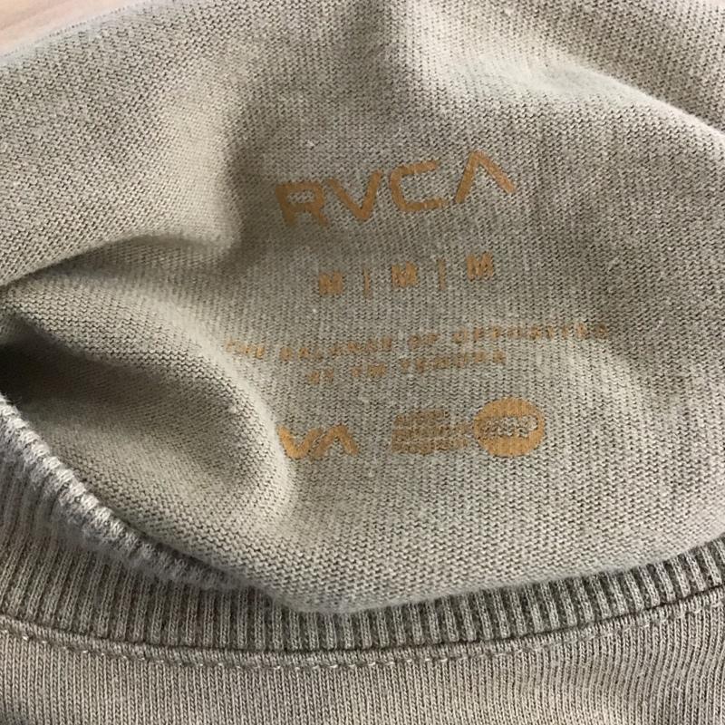 ルーカ RVCA Tシャツ 半袖 bb041-265 半袖カットソー バックプリント クルーネックカットソー M ロゴ、文字 ベージュ / ベージュ / メンズ USED 古着 中古 10136574