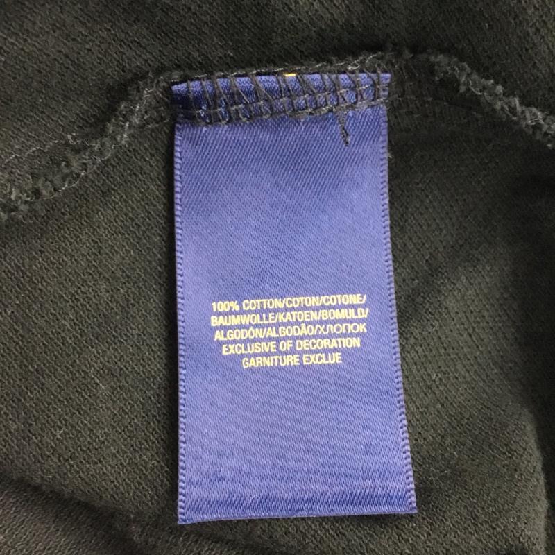 ポロラルフローレン POLO RALPH LAUREN ポロシャツ 半袖 半袖ポロシャツ カラーシャツ 半袖カットソー XL ロゴ、文字 黒 / ブラック / メンズ USED 古着 中古 10109988
