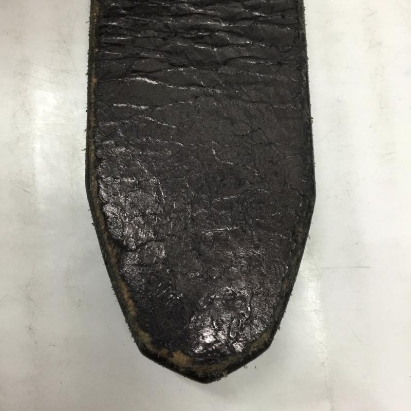 フラットヘッド The Flat Head ベルト・バックル ベルト レザー 34 無地 黒 / ブラック / メンズ USED 古着 中古 10113729
