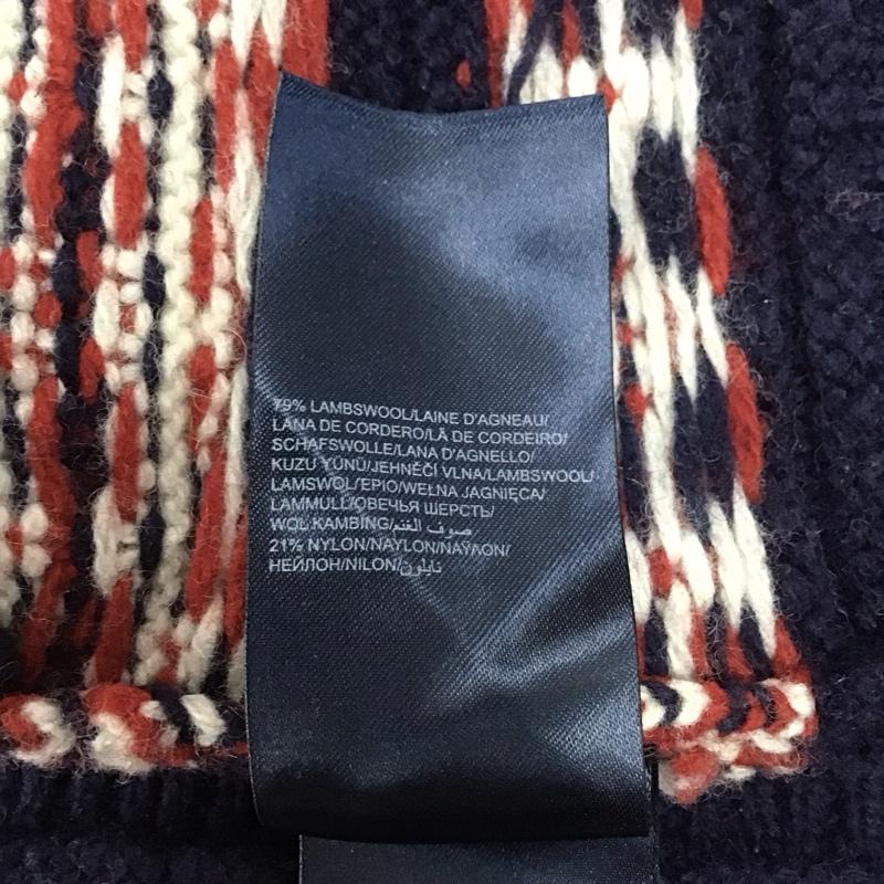 トミーヒルフィガー TOMMY HILFIGER ニット、セーター 長袖 長袖ニットカットソー セーター クルーネックニットカットソー L 総柄 マルチカラー / マルチカラー / メンズ USED 古着 中古 10111030