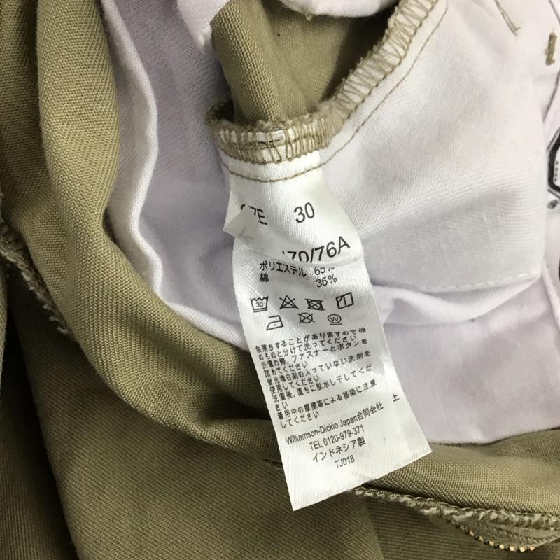 ディッキーズ Dickies パンツ ショートパンツ ハーフパンツ ショートパンツ カジュアルパンツ 30インチ 無地 ベージュ / ベージュ / メンズ USED 古着 中古 10110202