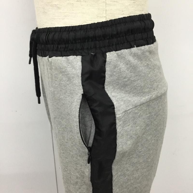 ザラメン ZARA MAN ボトムス ボトムス スウェットパンツ ジャージ カジュアルパンツ ワイドパンツ M 無地 灰 / グレー / メンズ USED 古着 中古 10110082