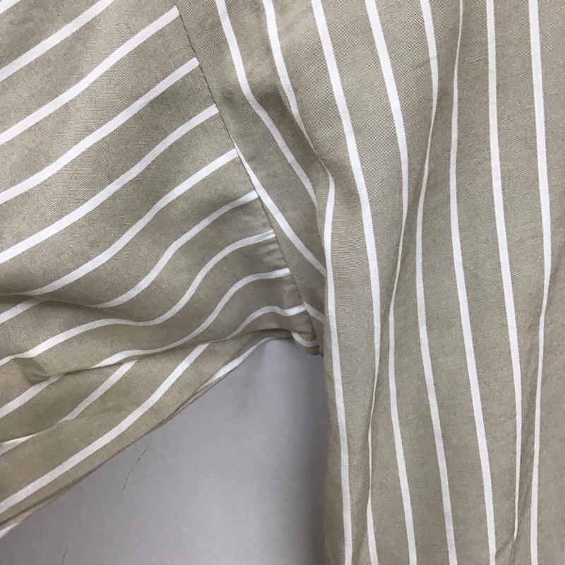 ダブルクローゼット w closet ワンピース ロングスカート FREE ストライプ 白 / ホワイト / X ベージュ / ベージュ / レディース USED 古着 中古 10133986