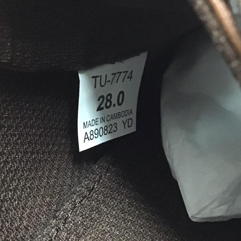 アシックス ASICS 革靴 革靴 TU-7774 texcy luxe ストレートチップ 箱有 28cm 28.0cm 無地 茶 / ブラウン / メンズ USED 古着 中古 10111738