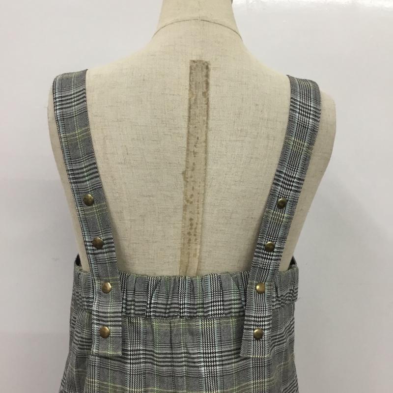 ザラ ZARA サロペット・オーバーオール サロペット、オーバーオール タグ付 XS チェック 灰 / グレー / レディース USED 古着 中古 10075287