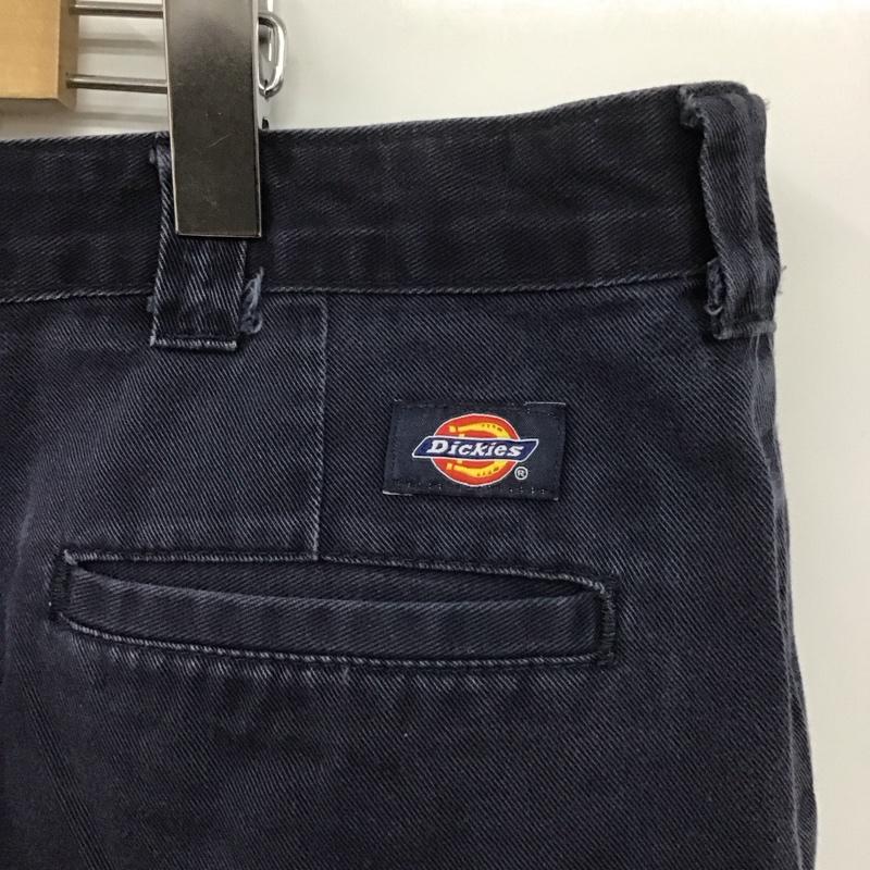 ディッキーズ Dickies パンツ ワークパンツ、ペインターパンツ ワークパンツ ワイドパンツ カジュアルパンツ L 無地 紺 / ネイビー /  メンズ USED 古着 中古 10126430