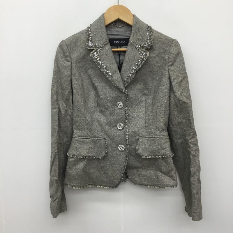 エポカ EPOCA ジャケット、上着 ジャケット、ブレザー 40 灰 / グレー / レディース USED 古着 中古 10138282