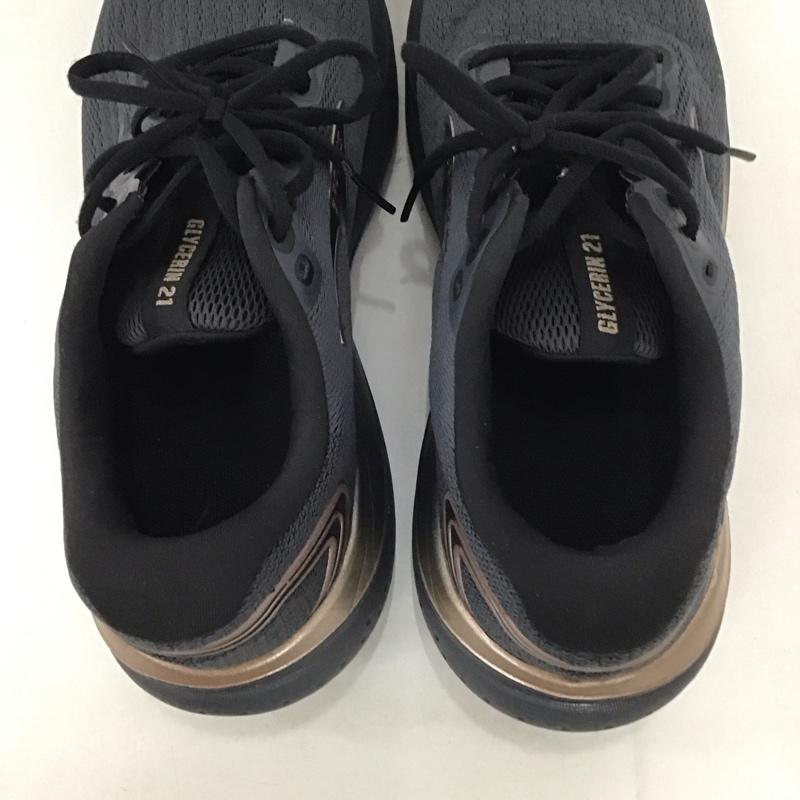 ブルックス BROOKS スニーカー スニーカー 1104191D029 ランニングシューズ 28.5cm 28.5cm ロゴ、文字 チャコールグレー / チャコールグレー / メンズ USED 古着 中古 10132461