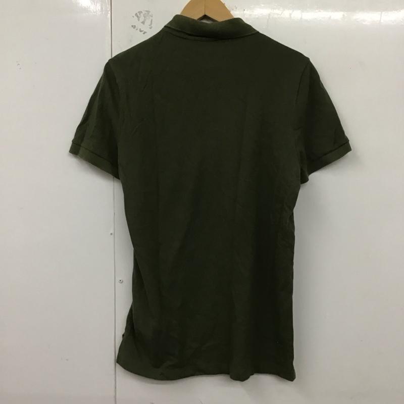 ラコステ LACOSTE ポロシャツ 半袖 5 無地 緑 / グリーン / メンズ USED 古着 中古 10128553