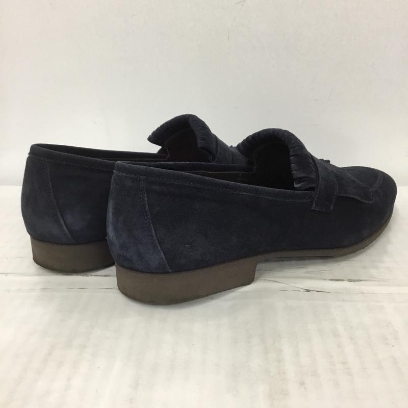 フェランテ FERRANTE ローファー ローファー MIAMI スエード 6 1/2 箱有 無地 紺 / ネイビー / メンズ USED 古着 中古 10123626