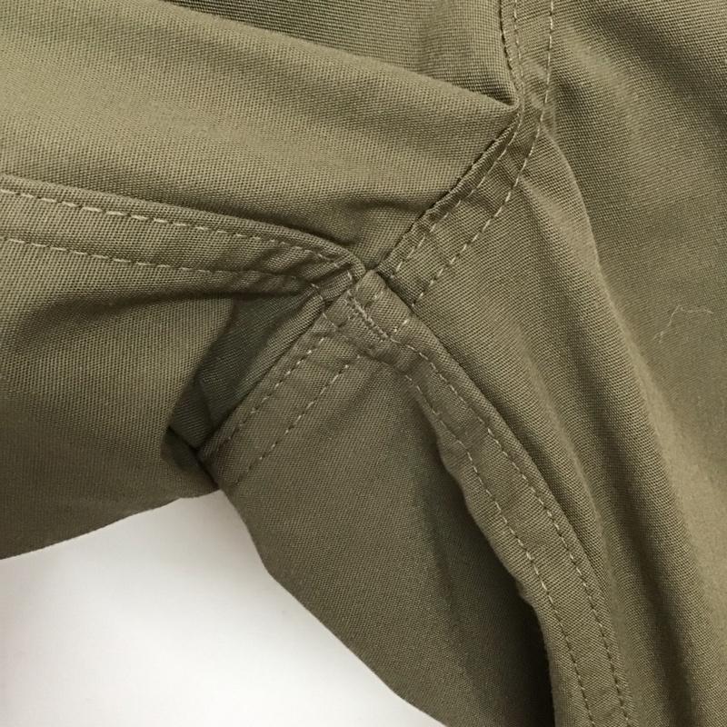 ジーユー GU パンツ ショートパンツ 321-357068 ワイドカーゴショーツ ショートパンツ ハーフパンツ M 無地 カーキ / カーキ / メンズ USED 古着 中古 10135916