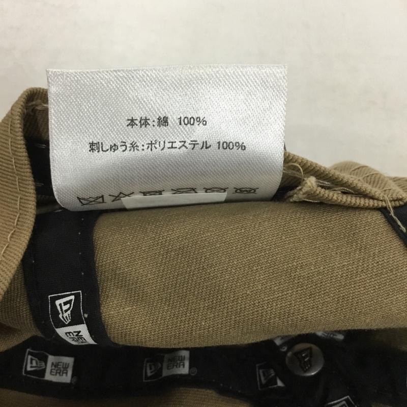 ニューエラ NEW ERA 帽子 キャップ コットン ロゴ、文字 ベージュ / ベージュ / メンズ USED 古着 中古 10149469