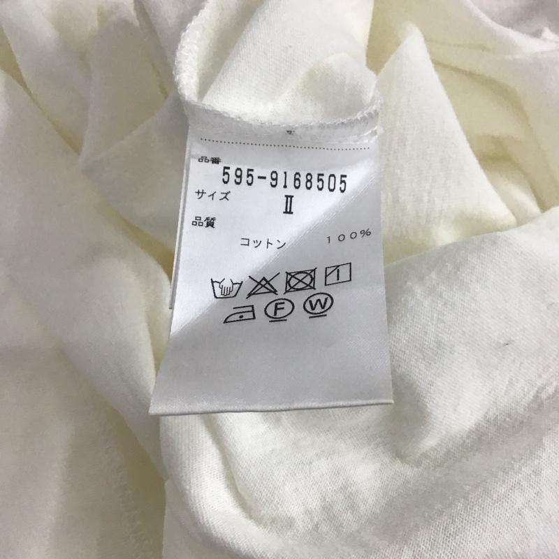 マーガレットハウエル MARGARET HOWELL カットソー 半袖 2 無地 白 / ホワイト / レディース USED 古着 中古 10151239