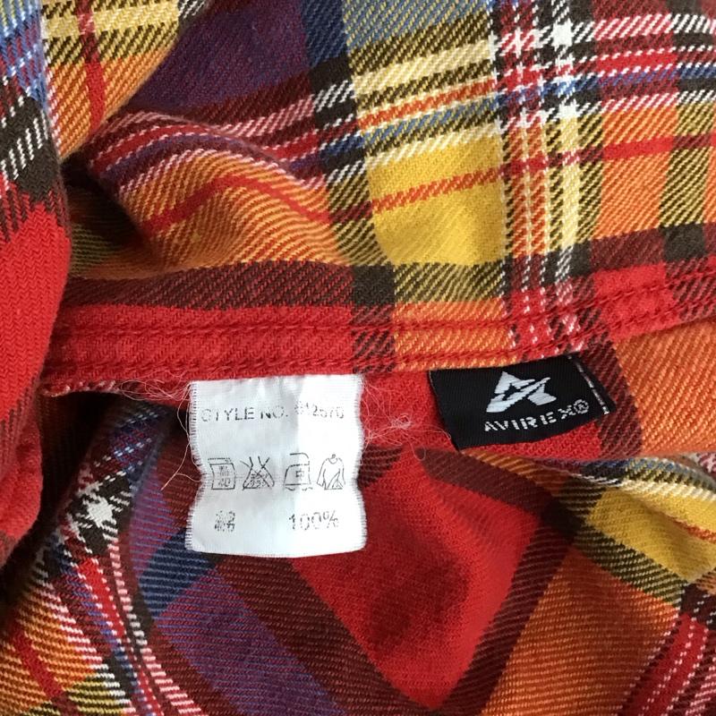 アヴィレックス AVIREX シャツ、ブラウス 長袖 長袖シャツ チェックシャツ カラーシャツ L チェック マルチカラー / マルチカラー / メンズ USED 古着 中古 10145317