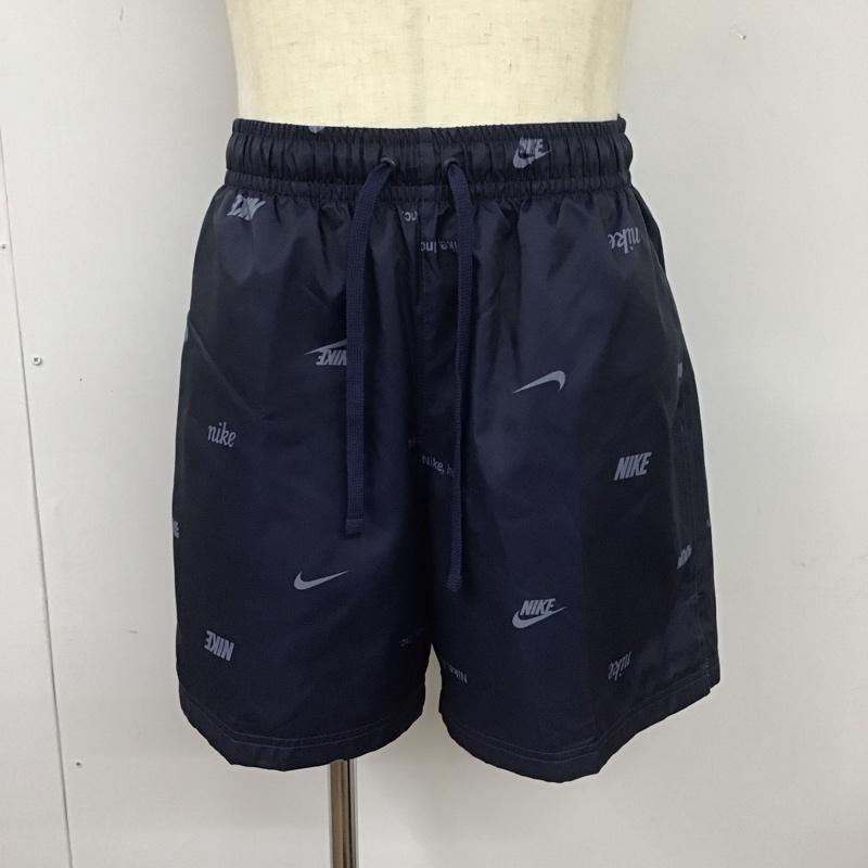 ナイキ NIKE パンツ ショートパンツ fb7441-493 フローウーブンショートパンツ ハーフパンツ スポーツウェア M プリント 紺 / ネイビー / メンズ USED 古着 中古 10112111