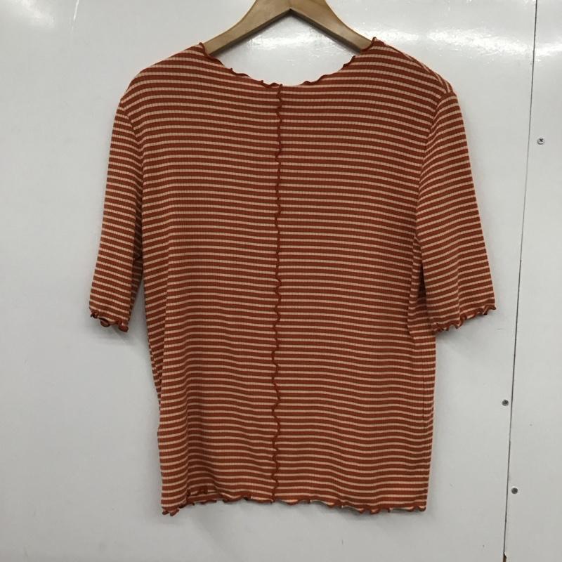 ローリーズファーム LOWRYS FARM カットソー 七分袖 FREE ボーダー柄 マルチカラー / マルチカラー / レディース USED 古着 中古 10133133