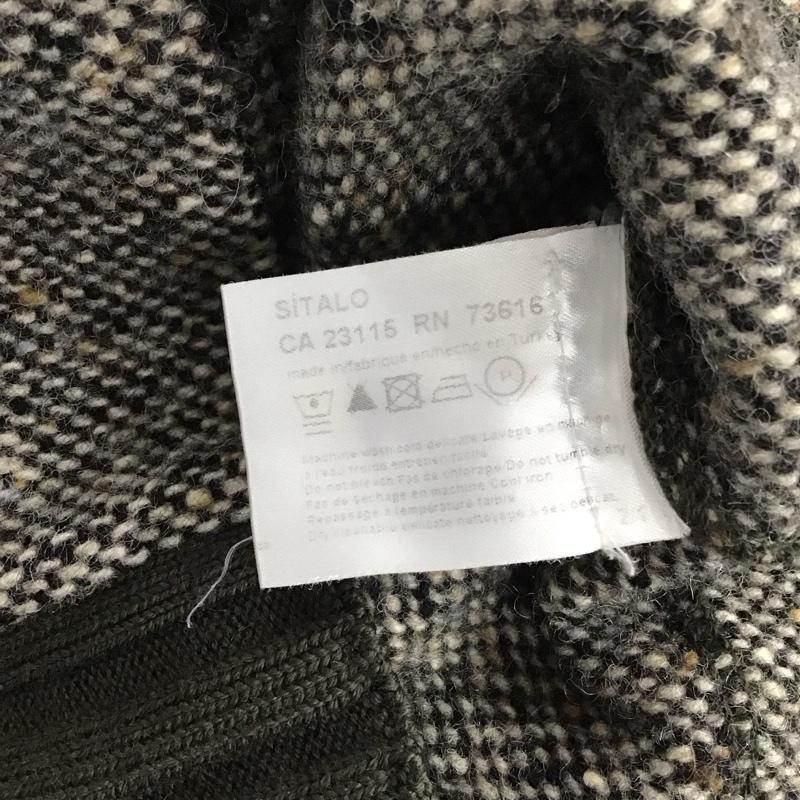 ヒューゴボス HUGO BOSS ニット、セーター 長袖 長袖ニットカットソー クルーネック セーター 無地 カーキ / カーキ / メンズ USED 古着 中古 10137482