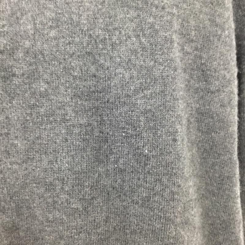 ポロバイラルフローレン Polo by RALPH LAUREN ニット、セーター 長袖 長袖ニットカットソー ニット セーター ジップネックニット リブニット XL 無地 灰 / グレー / メンズ USED 古着 中古 10110039