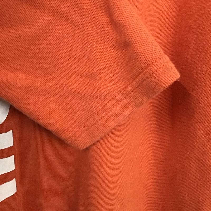 メルシーボークー mercibeaucoup, カットソー 長袖 長袖カットソー クルーネックカットソー ロングスリーブカットソー プリントTシャツ 1 ロゴ、文字 橙 / オレンジ / レディース USED 古着 中古 10119553