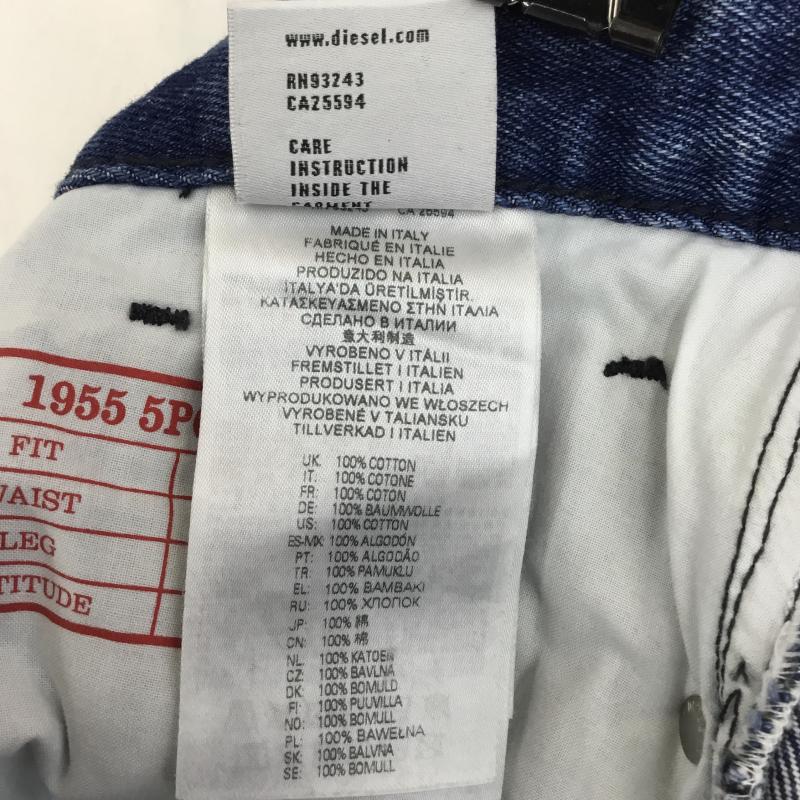 ディーゼル DIESEL パンツ デニム、ジーンズ 32インチ 総柄 水色 / ライトブルー / メンズ USED 古着 中古 10135819