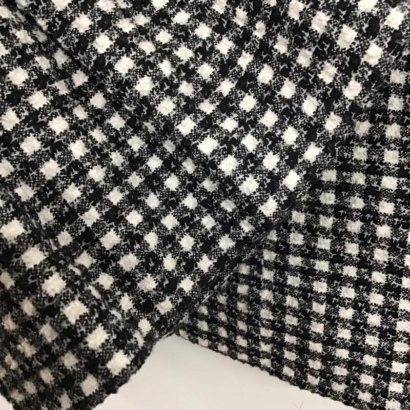 ザラ ZARA ジャケット、上着 ジャケット、ブレザー 2257 638 064 ノーカラー S ストライプ 白 / ホワイト / X 黒 / ブラック / レディース USED 古着 中古 10139590