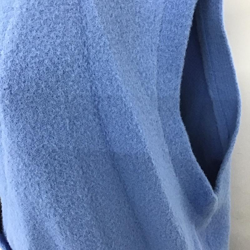 ザラ ZARA ベスト ベスト ニットベスト ノースリーブニット Vネック M 無地 青 / ブルー / レディース USED 古着 中古 10124753