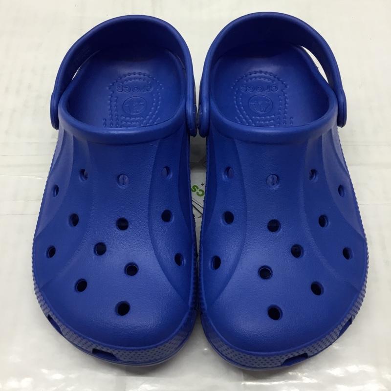 クロックス crocs シューズ シューズ 15908-430 ralen clog K 21cm キッズ サンダル 21.0cm ロゴ、文字 青 / ブルー / ボーイズ USED 古着 中古 10110667
