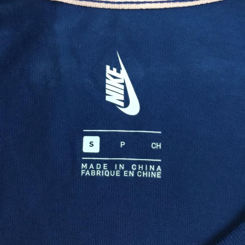 ナイキ NIKE Tシャツ 半袖 886681-423 NIKEAIRBASKETBALLSHIRTTEE 半袖カットソー プリントTシャツ S ロゴ、文字 青 / ブルー /  メンズ USED 古着 中古 10109457