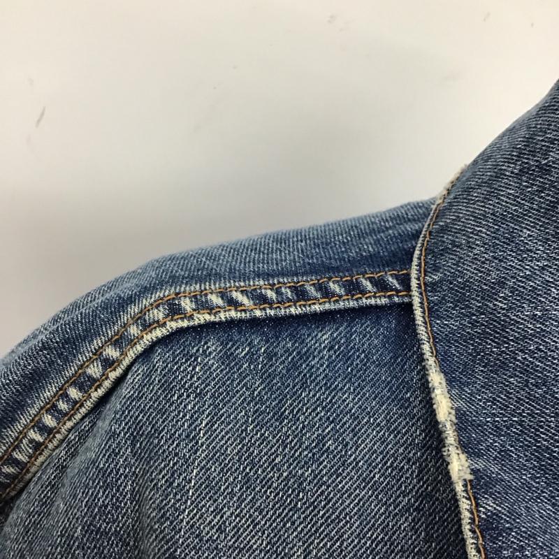 マウジー MOUSSY ジャケット、上着 ジャケット、ブレザー 0109SA11-0190 デニムジャケット Gジャン FREE 無地 水色 / ライトブルー / レディース USED 古着 中古 10114348