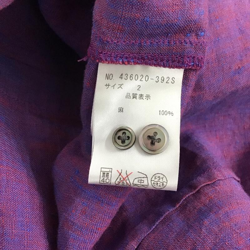 ノーアイディ NO ID. シャツ、ブラウス 長袖 長袖シャツ 無地シャツ カラーシャツ 2 無地 マルチカラー / マルチカラー / メンズ USED 古着 中古 10142414