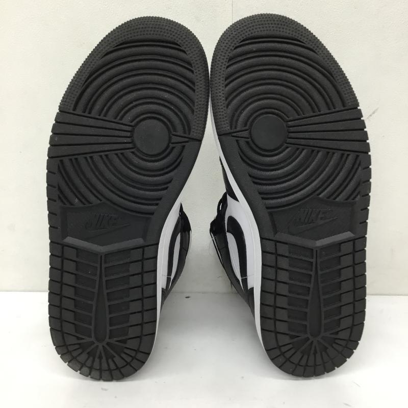 ナイキ NIKE スニーカー スニーカー DV0991-101 Jordan Air Jordan 1 Mid 24.5cm ロゴ、文字 白 / ホワイト / X 黒 / ブラック / レディース USED 古着 中古 10138276