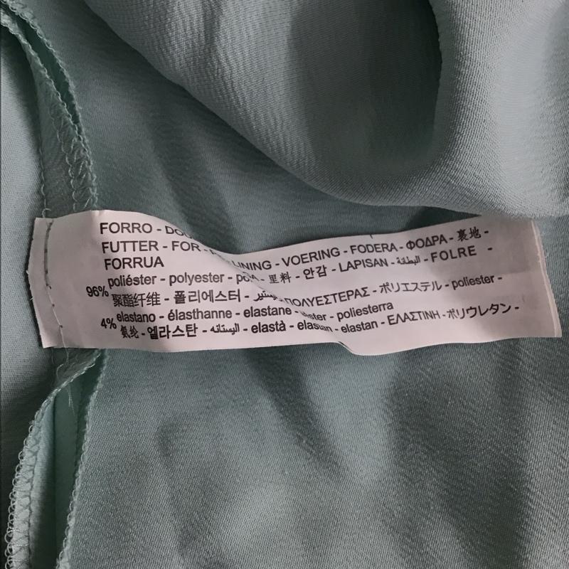 ザラ ZARA スカート ロングスカート 3067 850 403 チュール プリーツ M 無地 水色 / ライトブルー / レディース USED 古着 中古 10114445