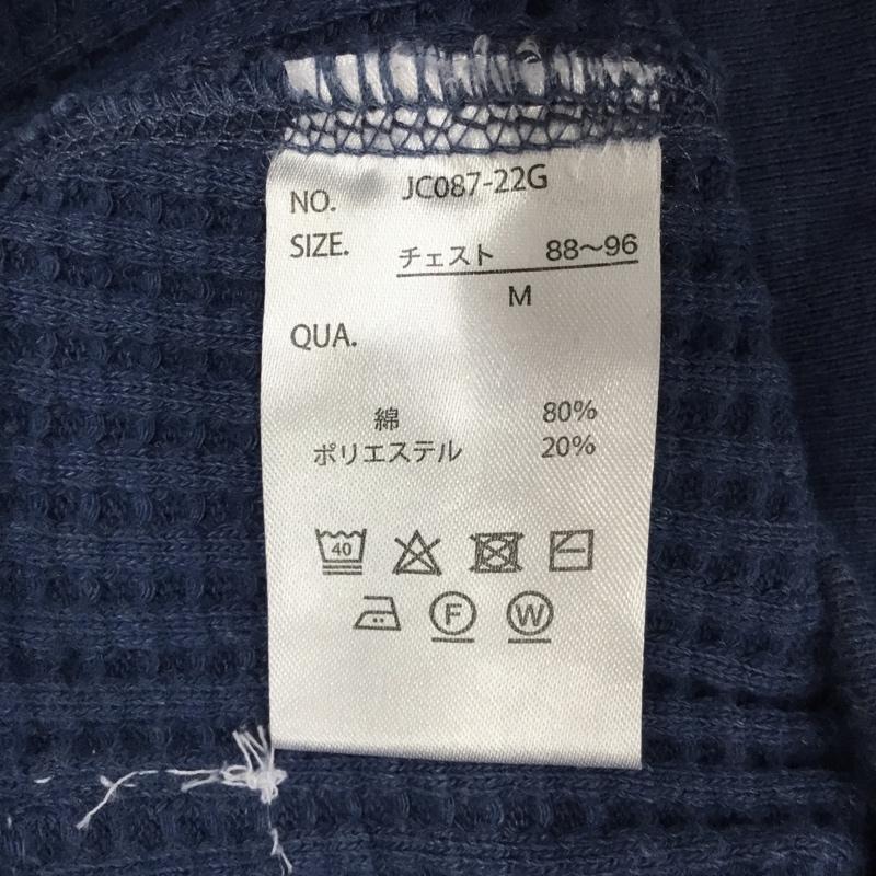ジェーイーモーガン JEMORGAN Tシャツ 長袖 JC087-22G ワッフルカットソー M 無地 紺 / ネイビー / メンズ USED 古着 中古 10119840