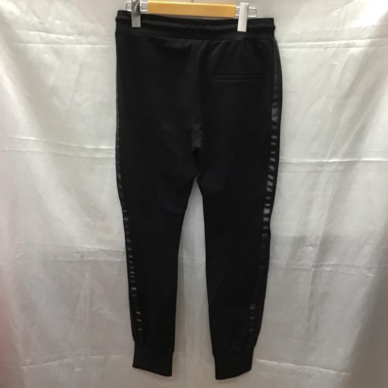 ザラメン ZARA MAN ボトムス ボトムス カジュアルパンツ スラックス ジャージ 裾ジップアップ S 無地 黒 / ブラック / メンズ USED 古着 中古 10111327