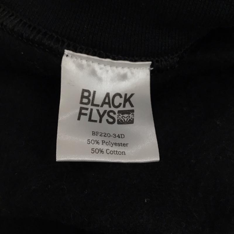 ブラックフライズ BLACK FLYS パーカー 長袖 長袖パーカー フード付きパーカー プリントスウェット トレーナー XL プリント 黒 / ブラック /  メンズ USED 古着 中古 10119510