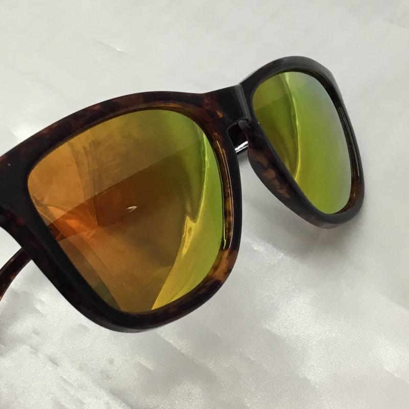 ホーカーズ Hawkers めがね・サングラス サングラス ミラーレンズ ロゴ、文字 茶 / ブラウン / メンズ USED 古着 中古 10122351