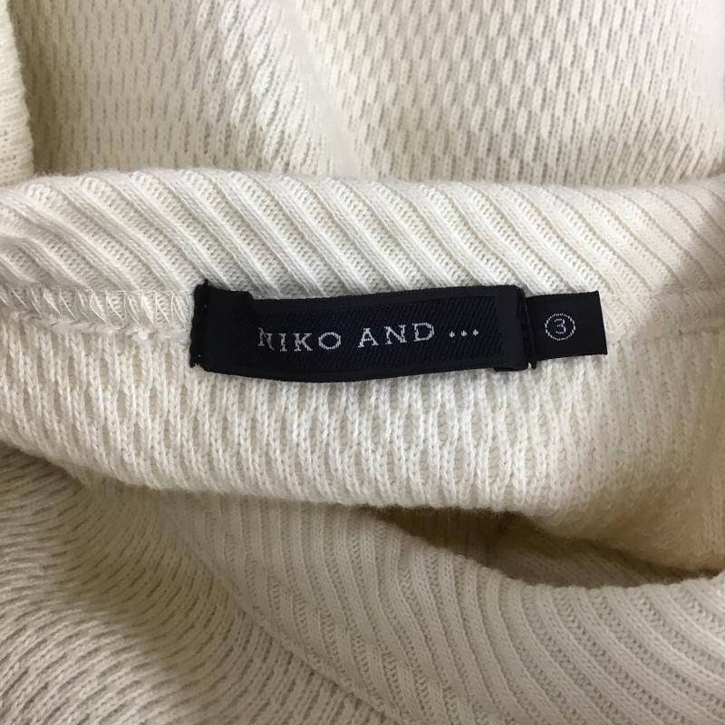 ニコアンド niko and... トレーナー 長袖 H205MC06AD ヘビーサーマルカットオフビッグスウェット M 無地 アイボリー / アイボリー / メンズ USED 古着 中古 10108134