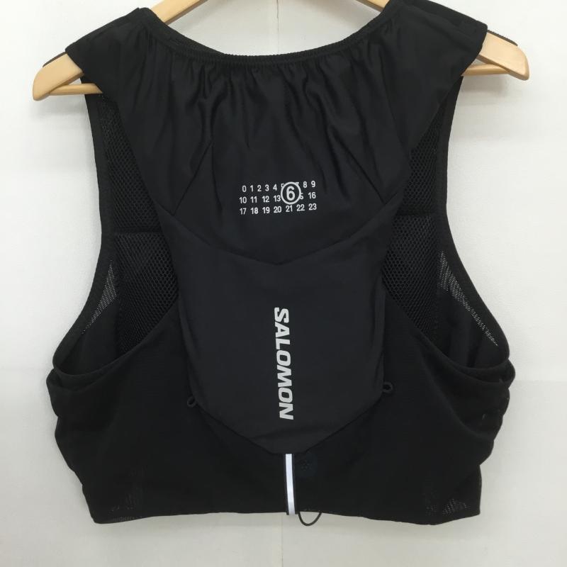 メゾン マルジェラ Maison Margiela ベスト ベスト SALOMON サロモン L ロゴ、文字 黒 / ブラック / メンズ USED 古着 中古 10107617