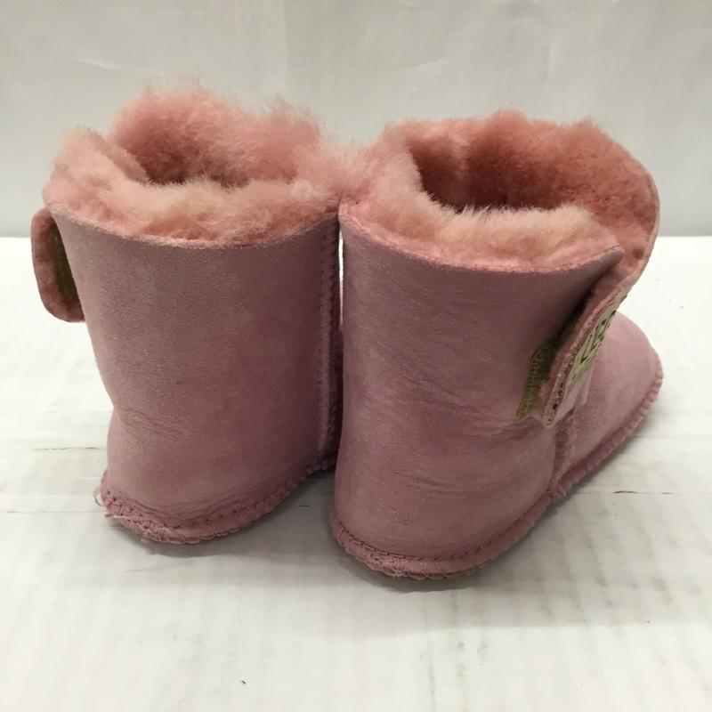 アグ UGG シューズ シューズ ベビーシューズ ロゴ、文字 桃 / ピンク / ガールズ USED 古着 中古 10110058