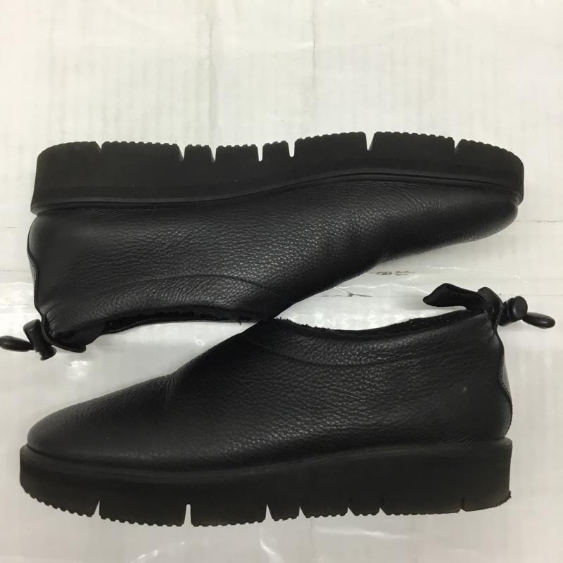 トシノスケ タケガハラ TOSHINOSUKE TAKEGAHARA カジュアルシューズ カジュアルシューズ BEAUTIFUL SHOES モックシューズ スリッポン 24.5 24.5cm 無地 黒 / ブラック / レディース USED 古着 中古 10119989