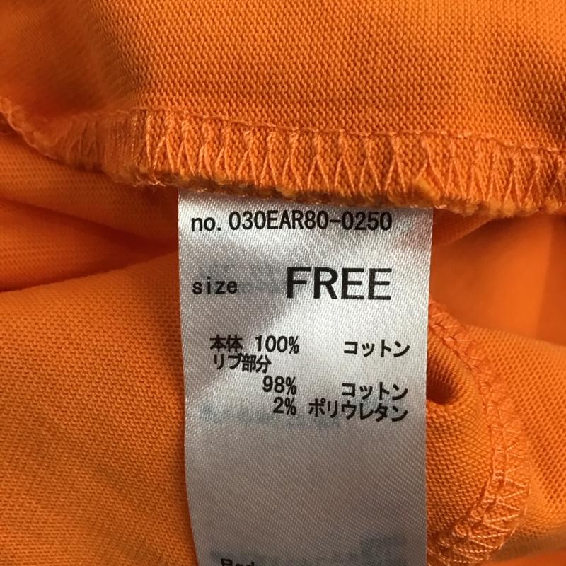 スライ SLY タンクトップ タンクトップ 030ear80-0250 BOX CUT TOPS FREE 無地 橙 / オレンジ / レディース USED 古着 中古 10119782