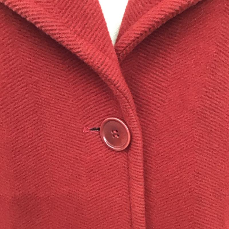 マックスマーラ MaxMara コート コート一般 ロングコート ロングジャケット カラージャケット アウター 90s 42 無地 赤 / レッド / レディース USED 古着 中古 10119476