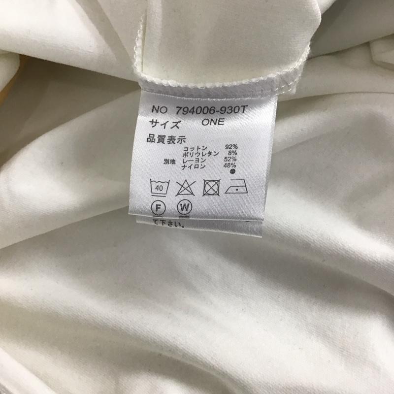 ローフ loaf カットソー 半袖 794006-930T ギャザーラグランアシメプルオーバー 無地 白 / ホワイト / X 黒 / ブラック / レディース USED 古着 中古 10131273