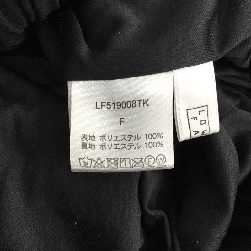 ローリーズファーム LOWRYS FARM スカート ロングスカート FREE 無地 黒 / ブラック / レディース USED 古着 中古 10119886
